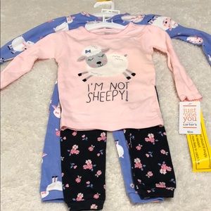 2 pajama sets